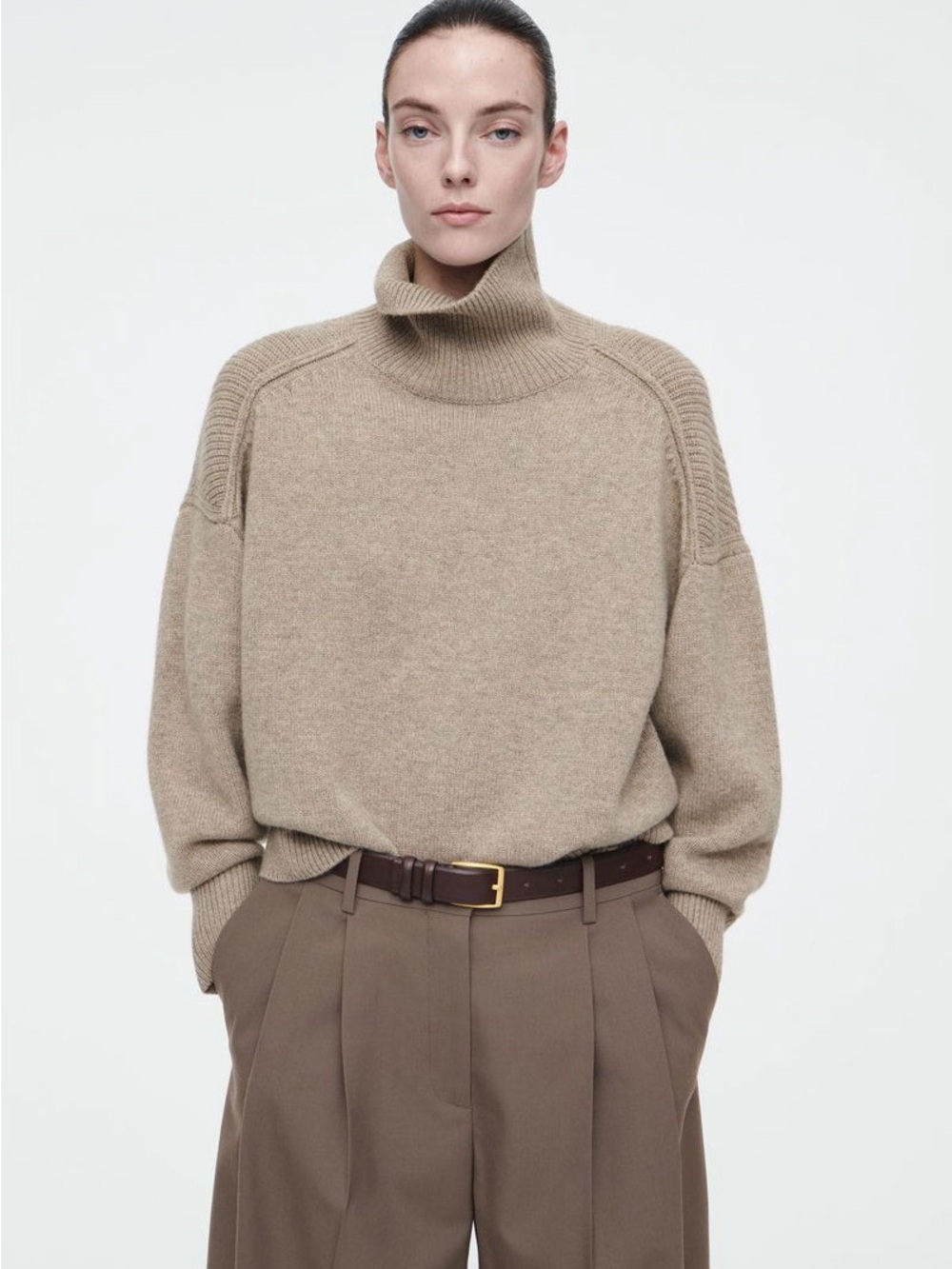 COS Wool and Alpaca Turtleneck